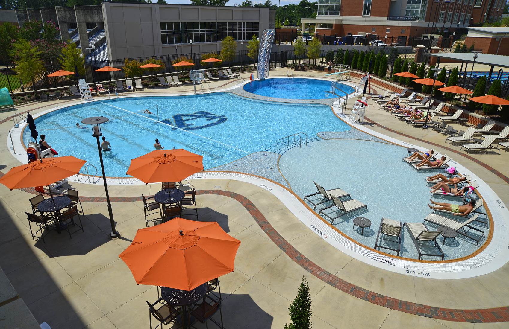 Pool at the Auburn University Recreation and Wellness Center
