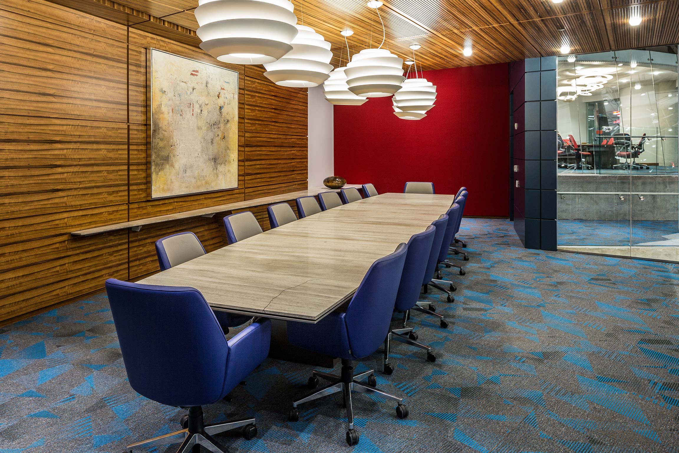 Conference room inside Intergraph Headquarters