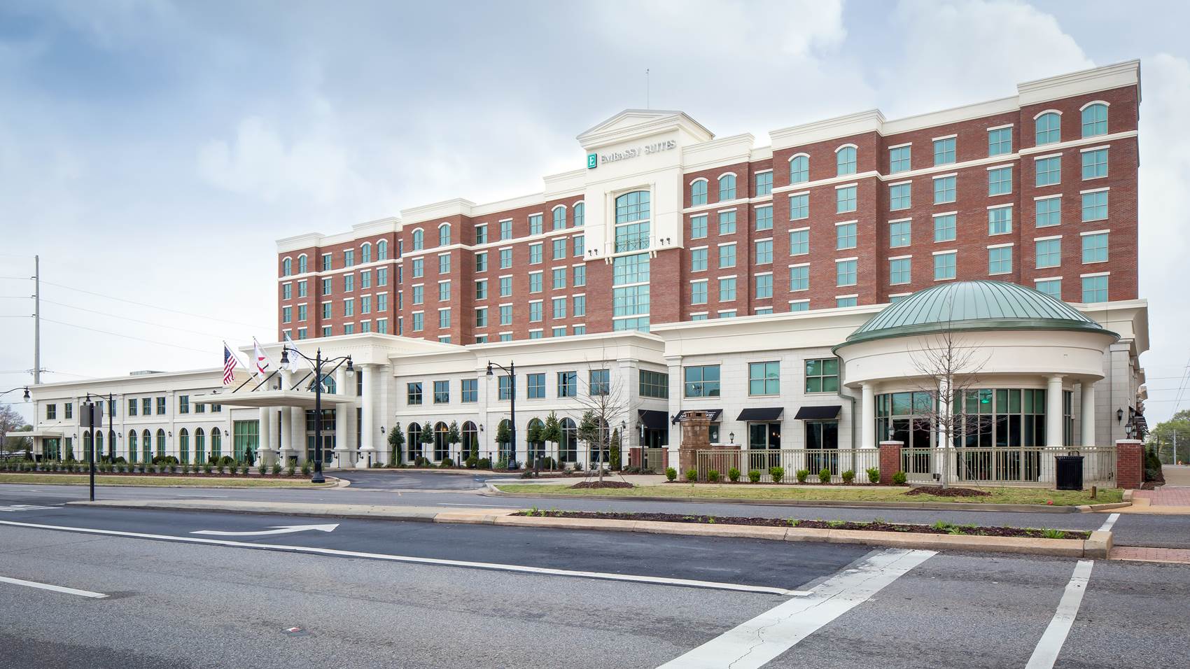 Exterior view of Embassy Suites