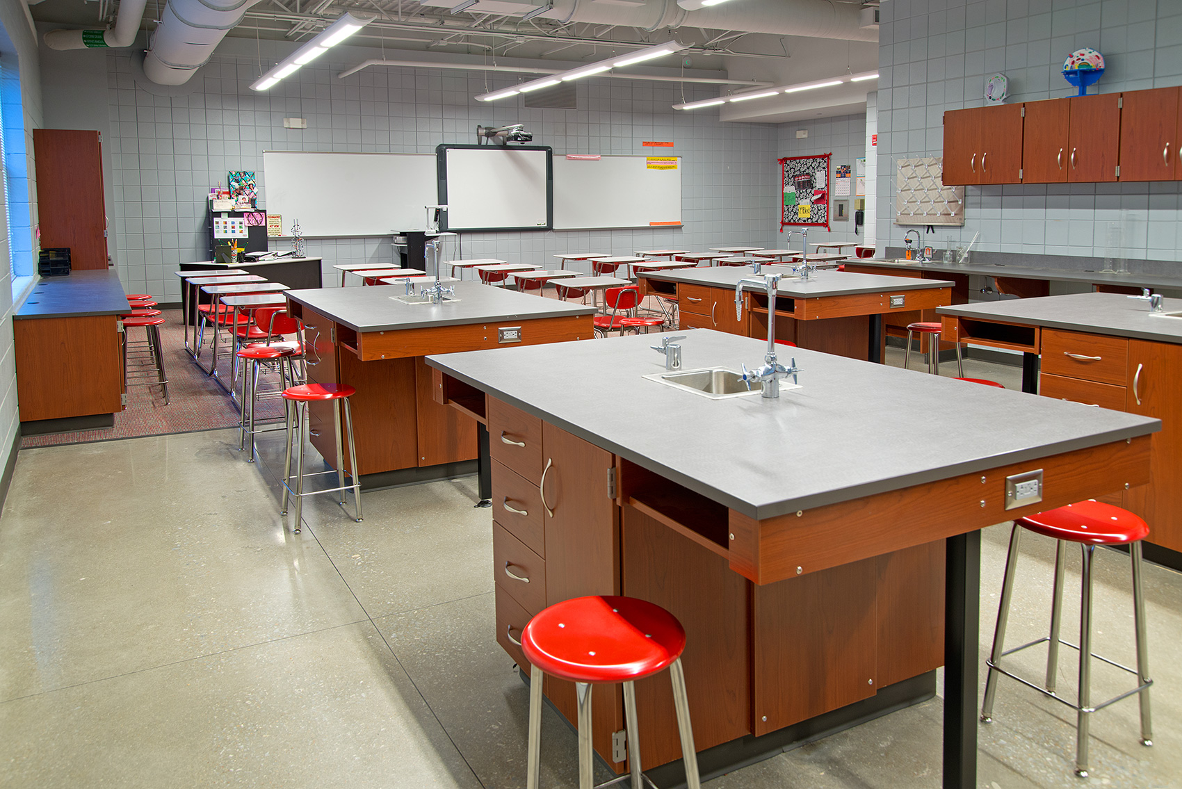 Science room at Opelika High School
