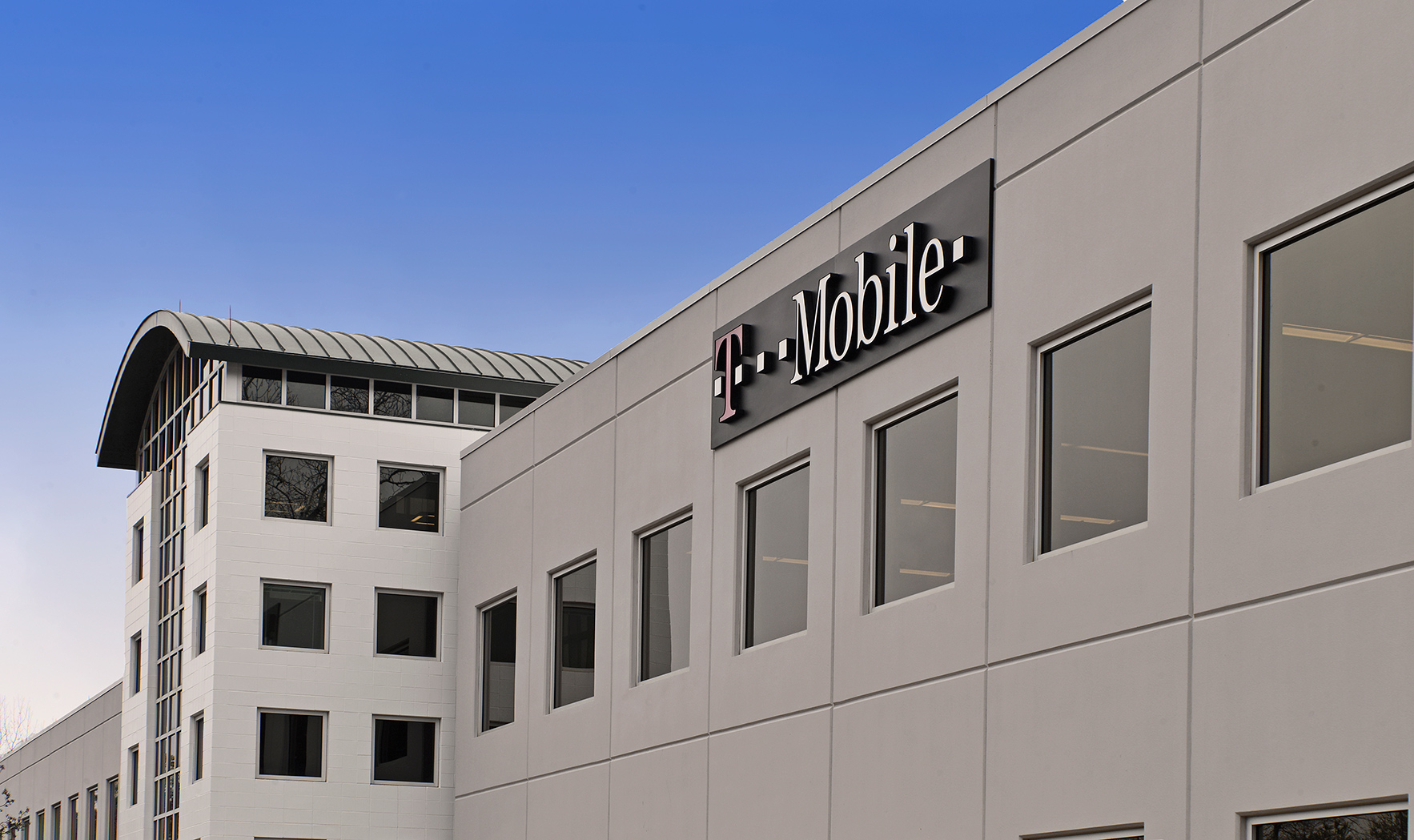 Exterior view of T Mobile Corporate Office